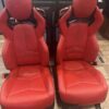 C8 Corvette GT2 Red Leather Seats