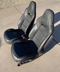 C7 Corvette Black Leather Seats